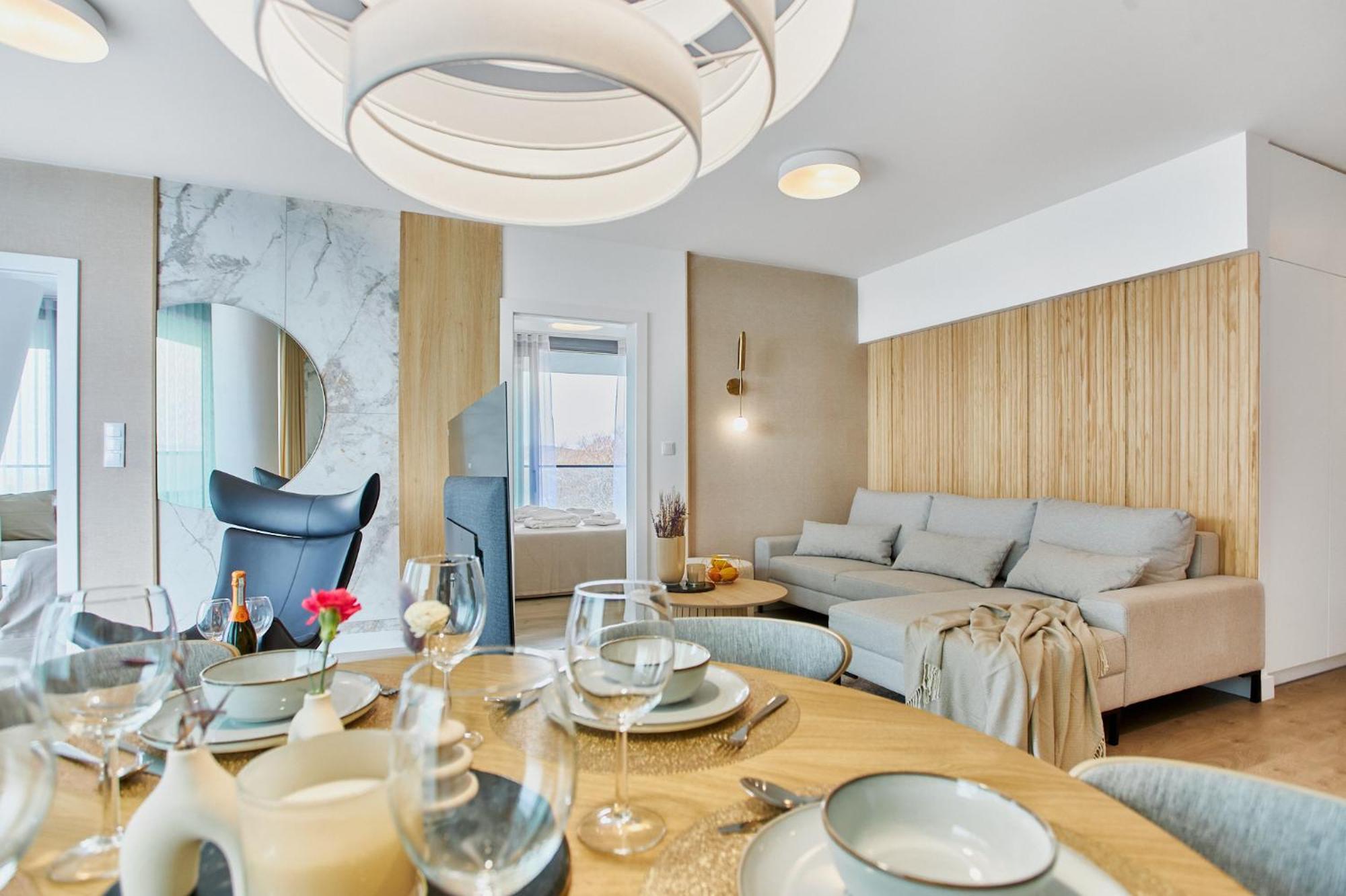 Wave Beachfront Family Apartment Miedzyzdroje Exteriör bild