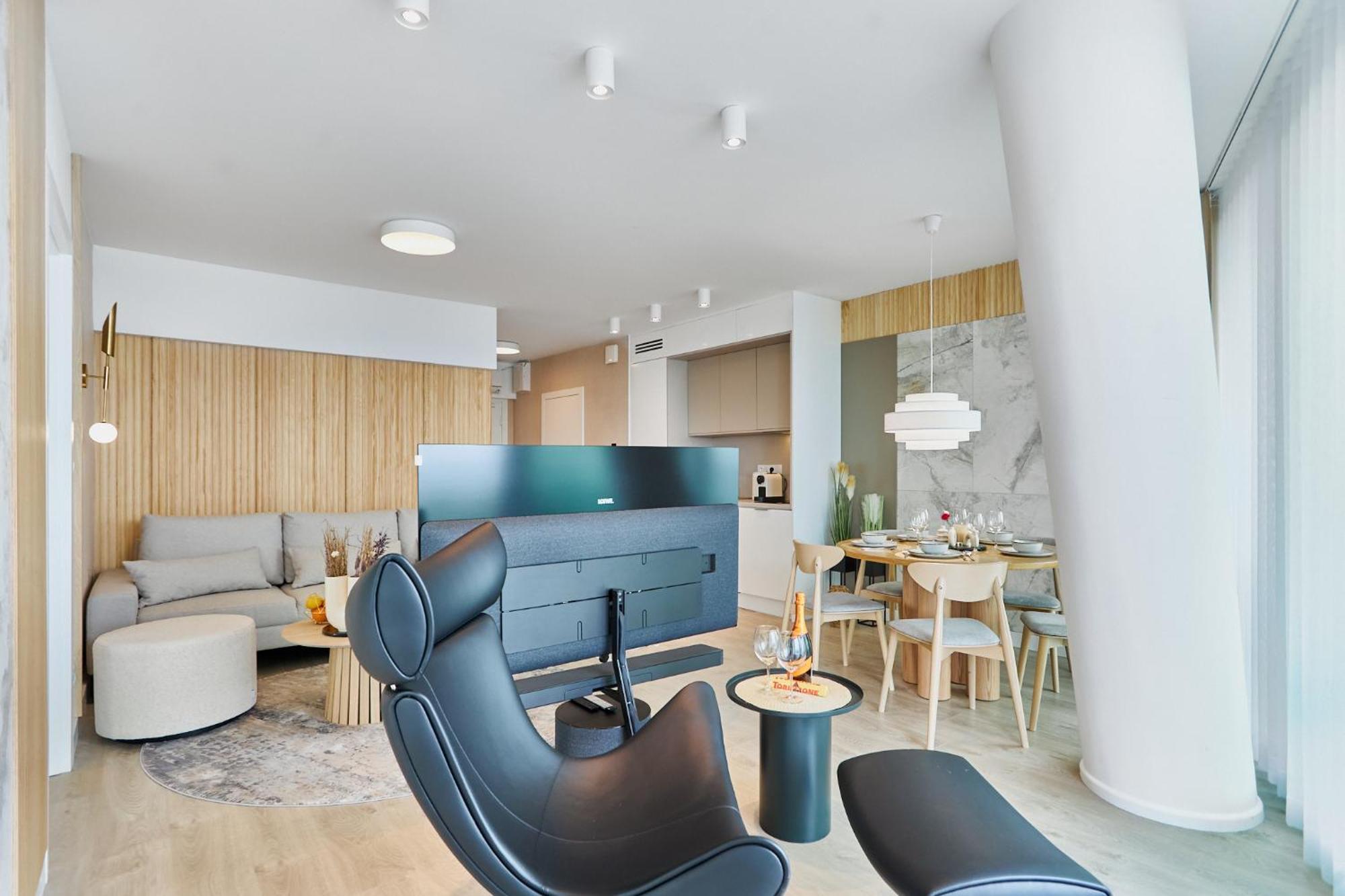 Wave Beachfront Family Apartment Miedzyzdroje Exteriör bild