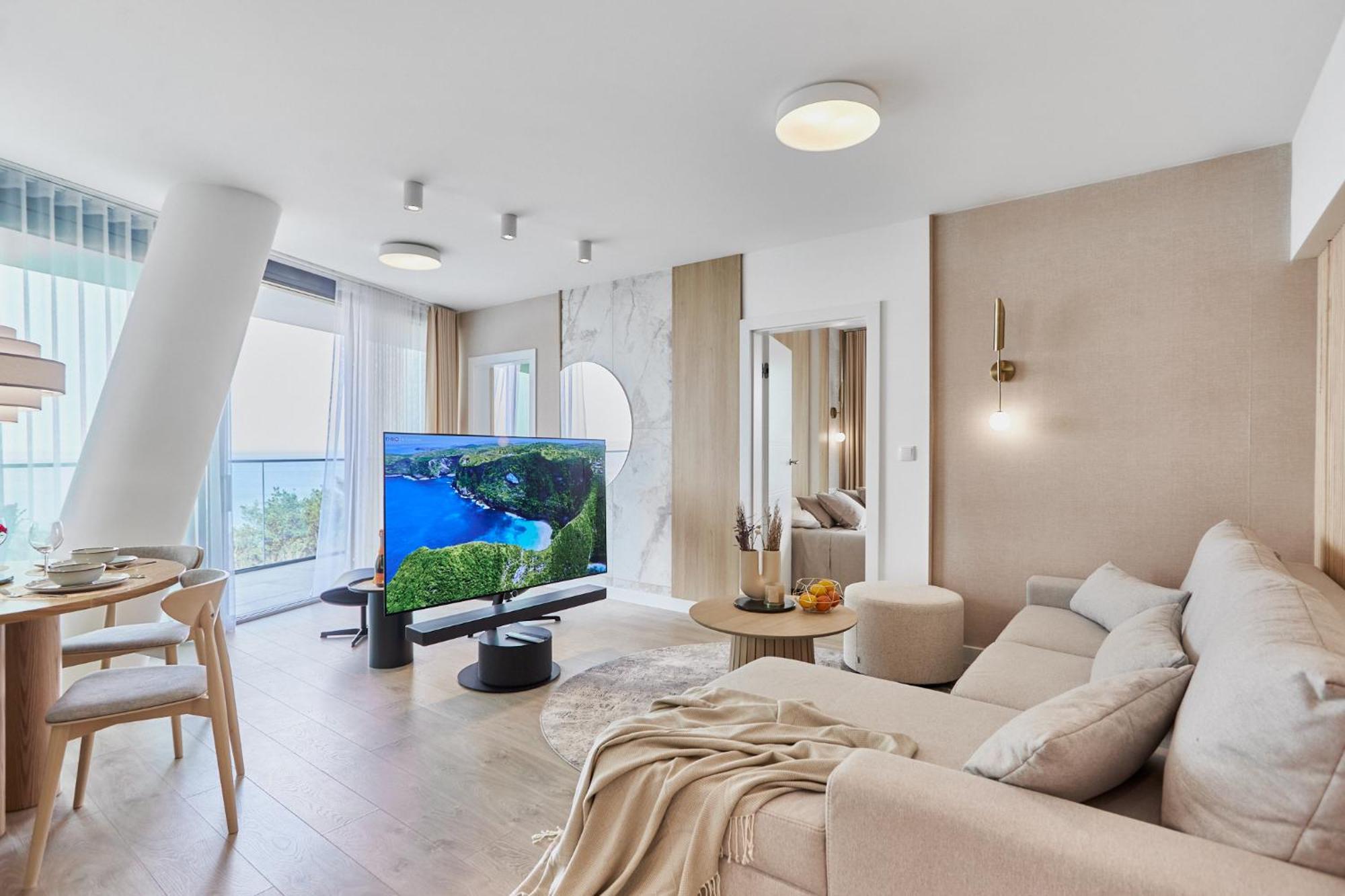 Wave Beachfront Family Apartment Miedzyzdroje Exteriör bild